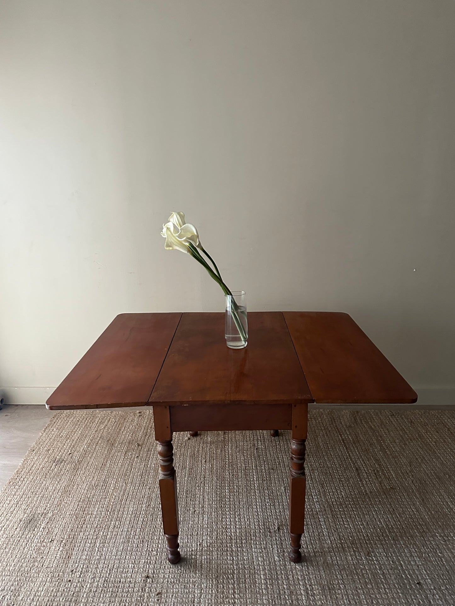 Cherry drop leaf table