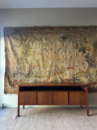 Walnut credenza