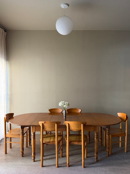 Maple drop leaf gate leg dining table with leaves