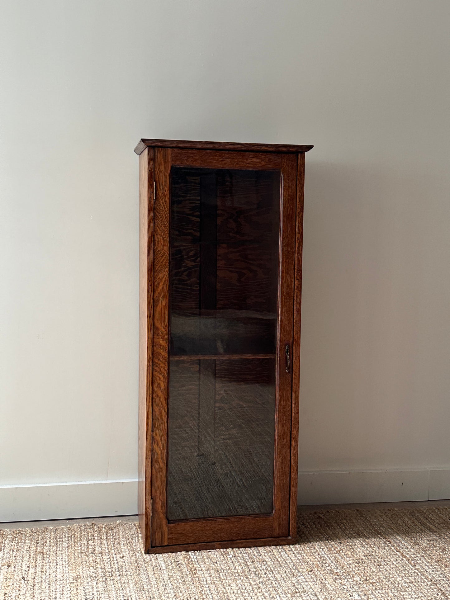 Oak display case