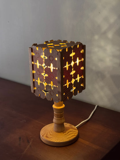 Swedish pine table lamp