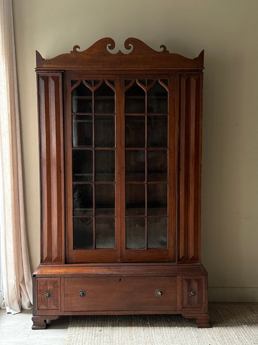 Walnut display case