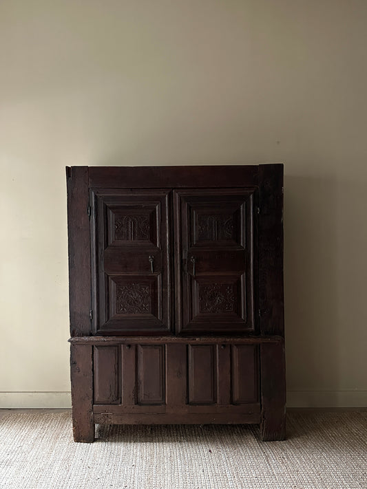 Carved French cupboard