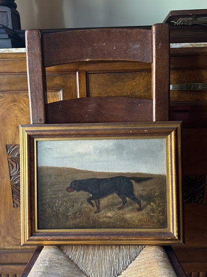 19th c. oil on canvas by Hubert Henrad 1886