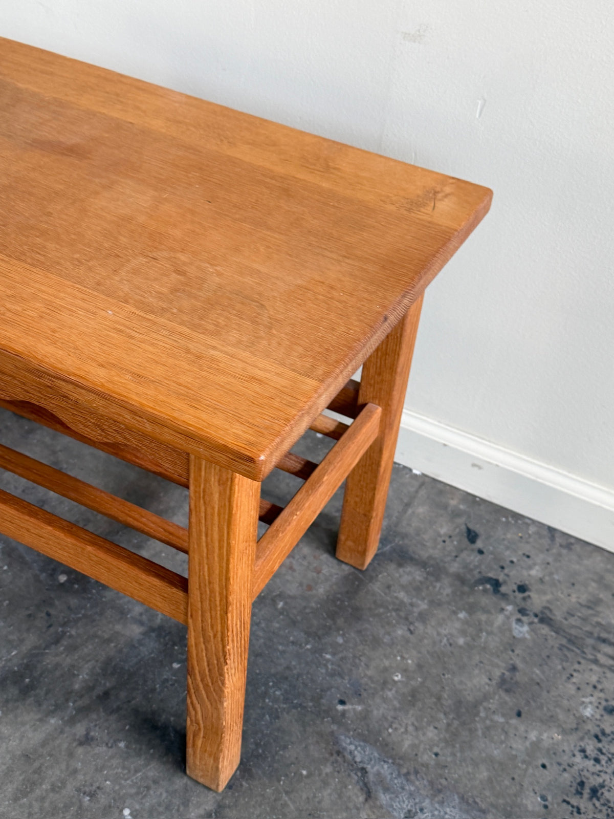 Danish oak side table