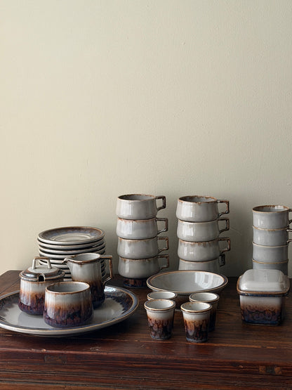 Jens Quistgaard for B&G stoneware ceramic tea service