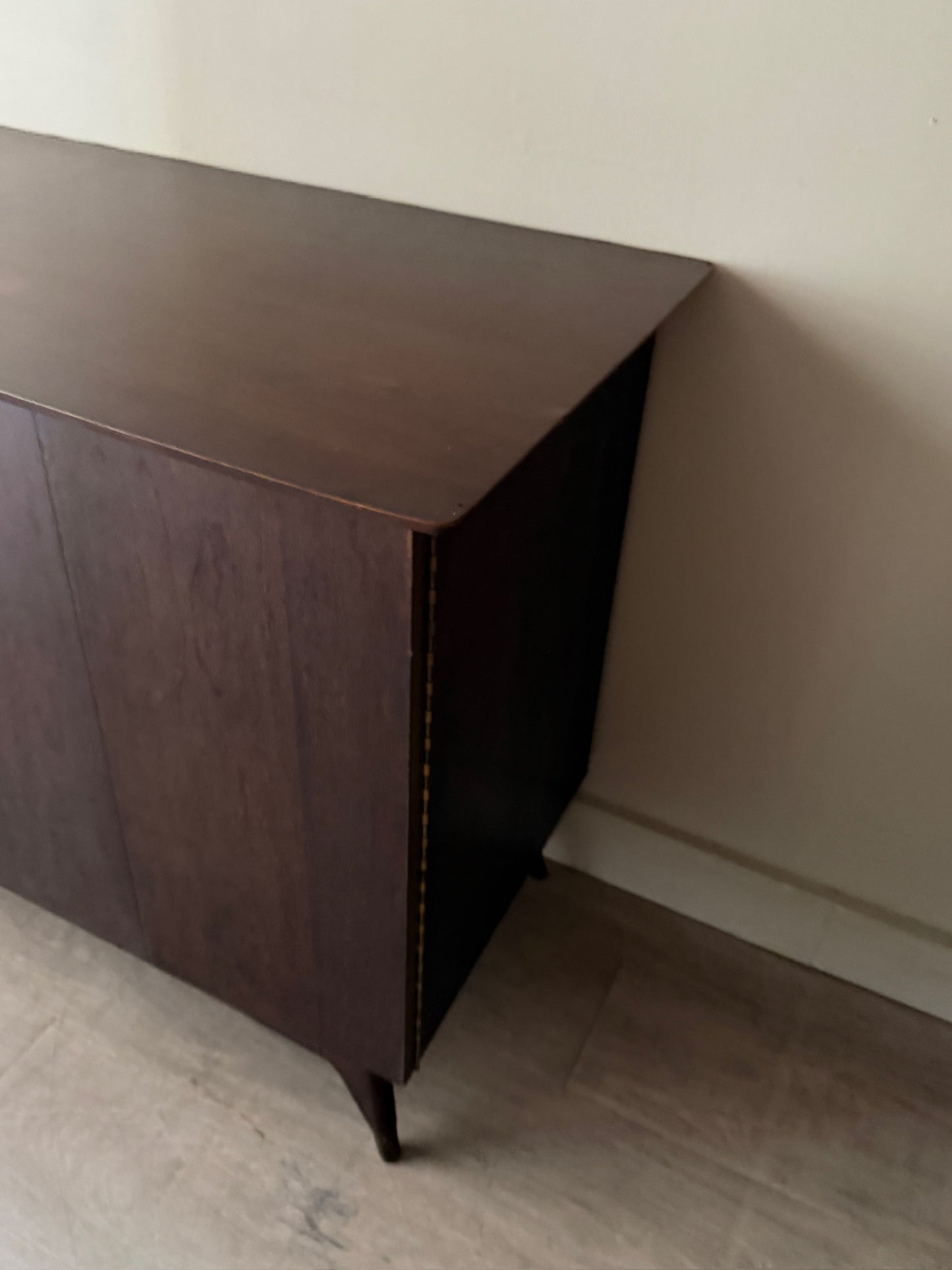 Walnut credenza