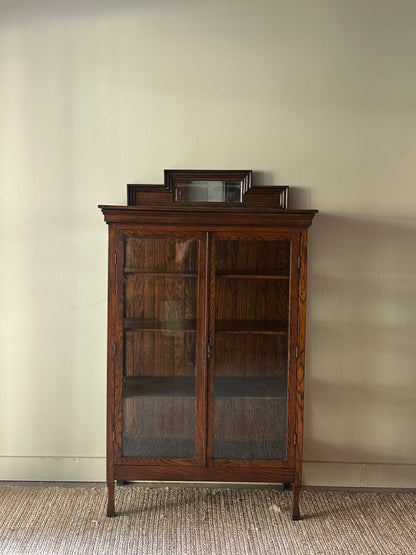 Oak display case