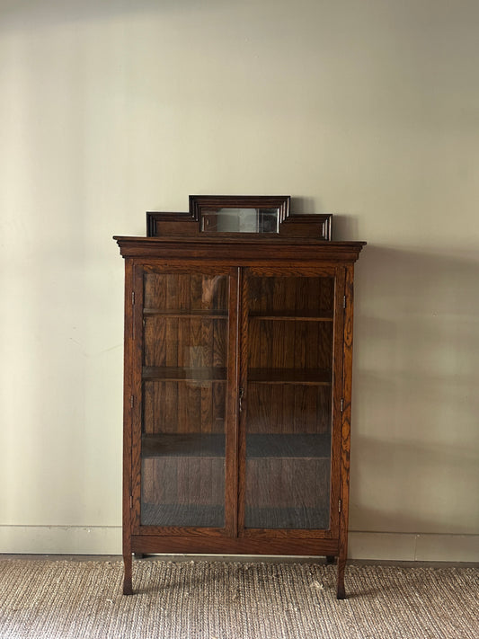 Oak display case