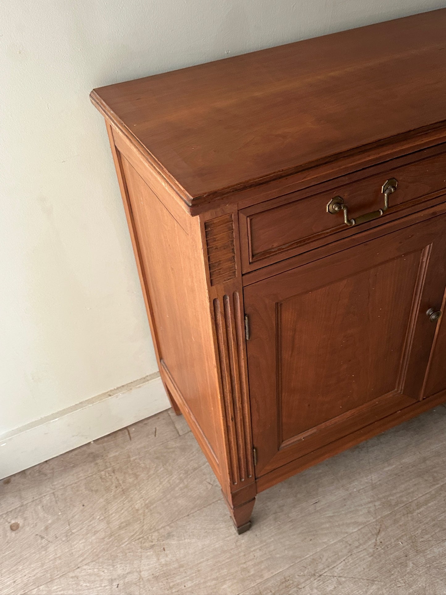 Kindel cherry directoire style cabinet