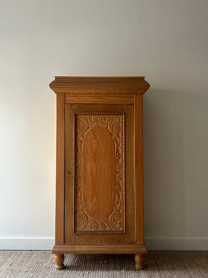 White oak armoire