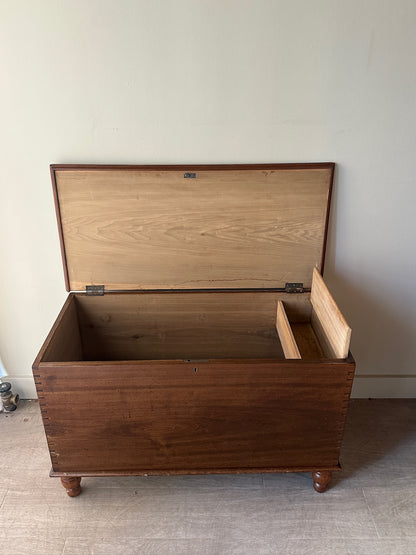 Dark pine chest