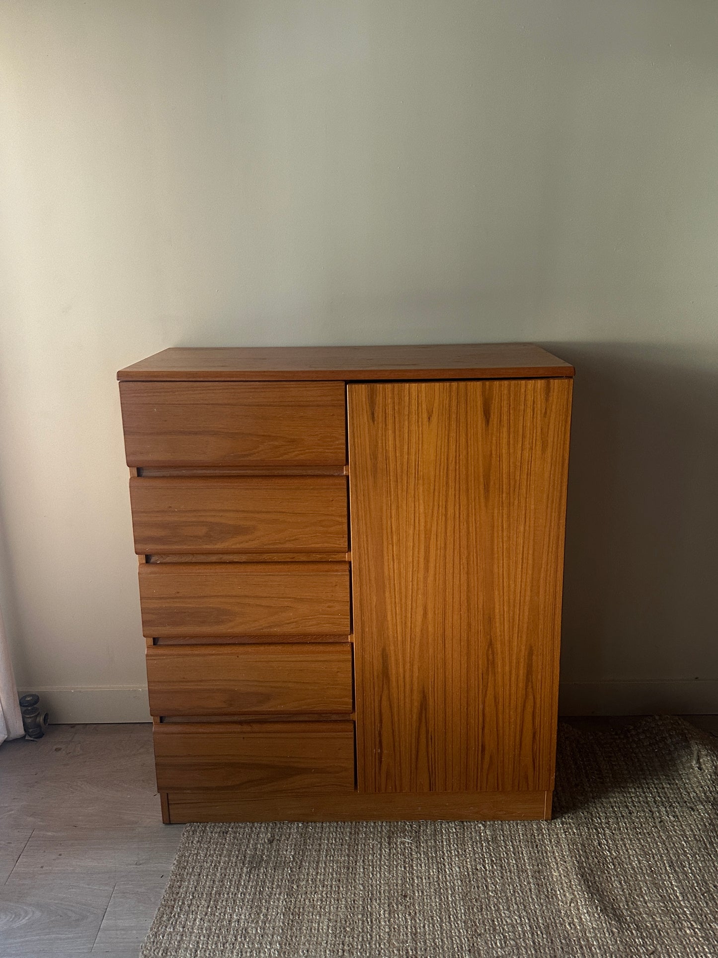 Danish teak side by side