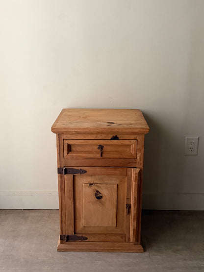 Pine nightstand