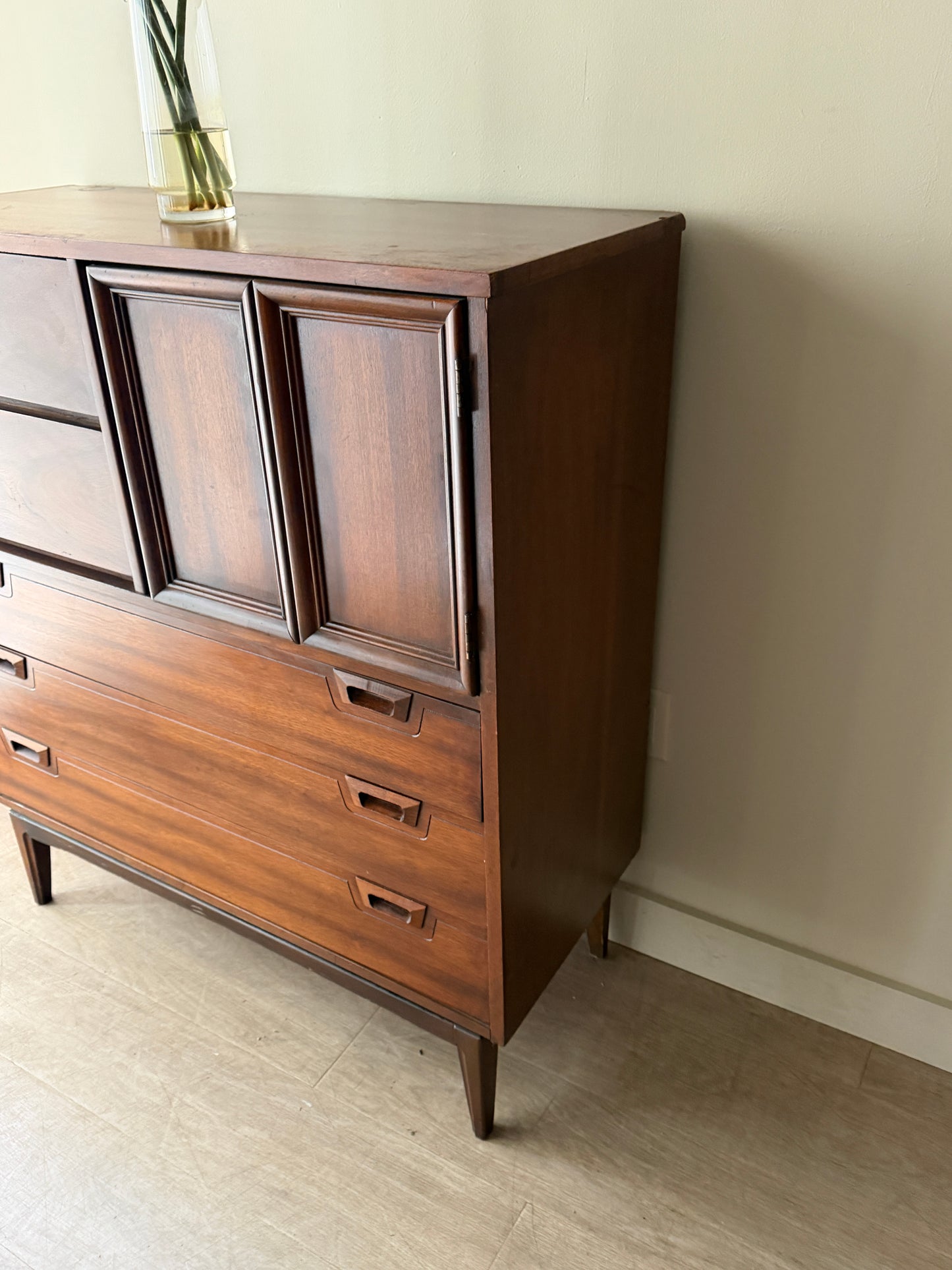 Walnut gentlemen’s dresser