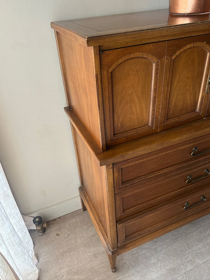 White Furniture walnut directoire dresser