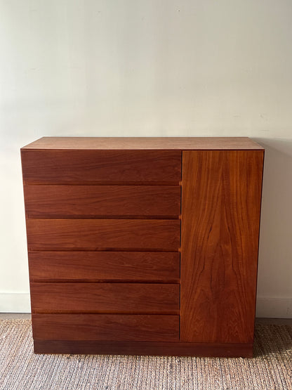 Teak gentleman’s dresser