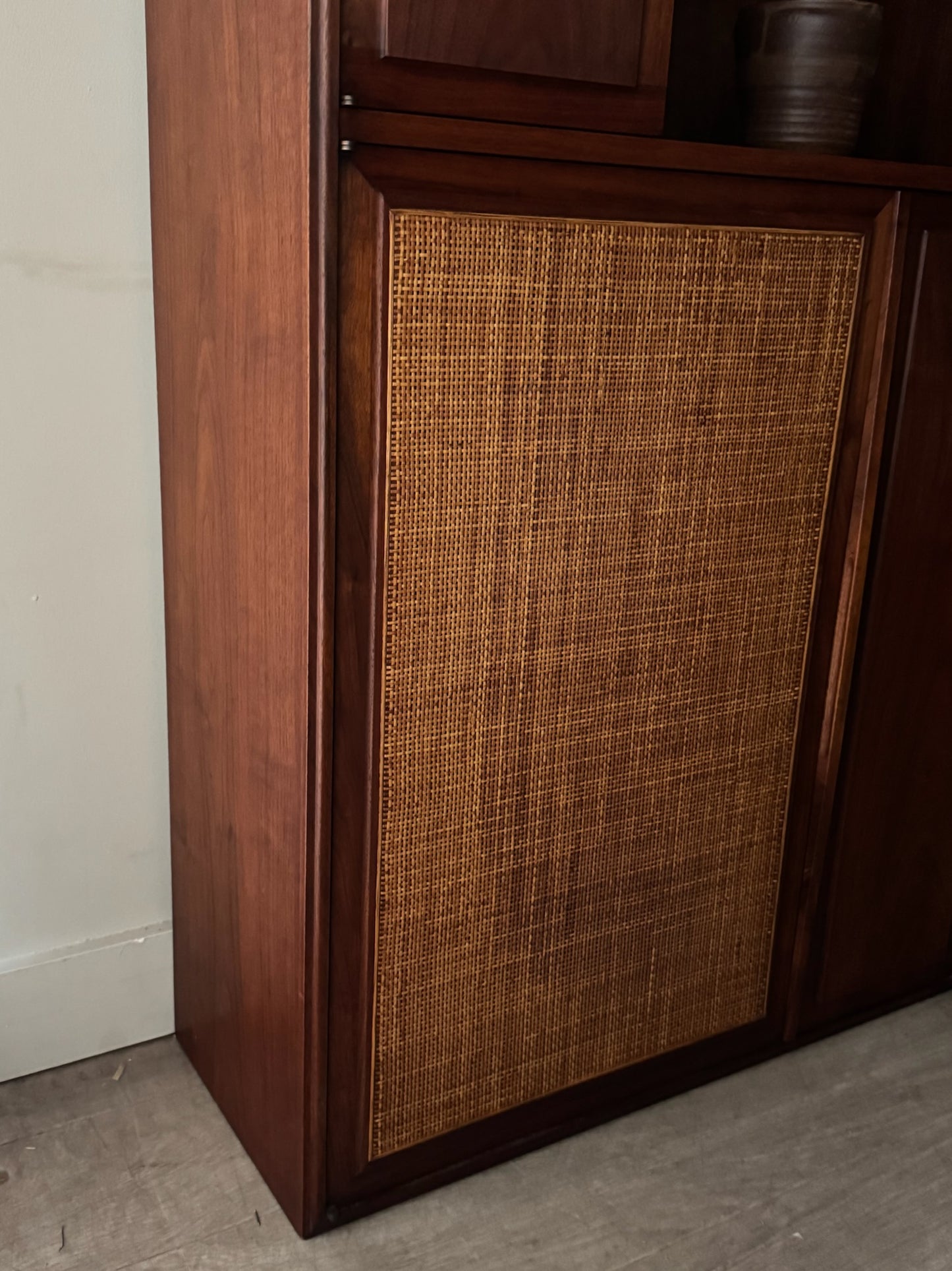 Jack Cartwright for Founders walnut cabinet
