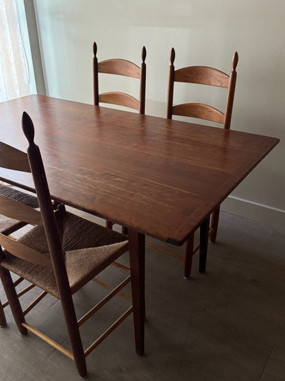 Farmhouse cherry dining table