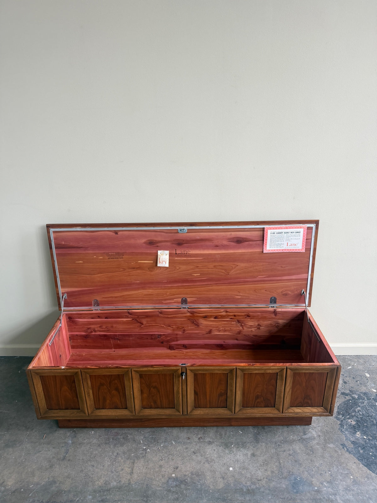 Lane walnut cedar-lined chest