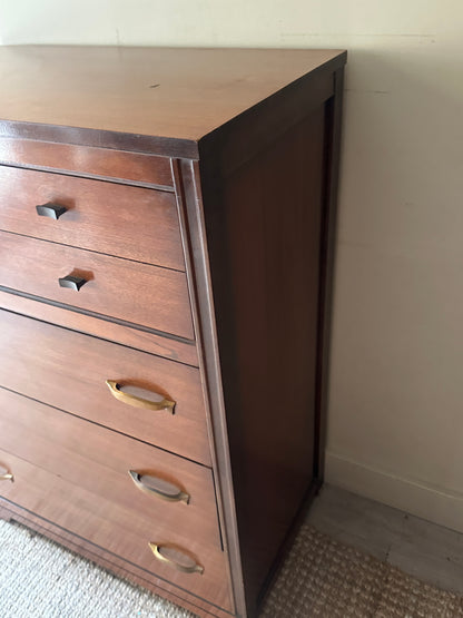 Walnut tallboy