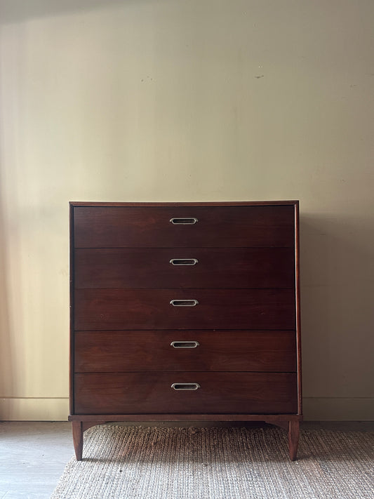 Walnut tallboy