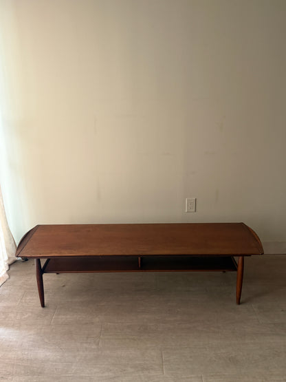 Walnut coffee table