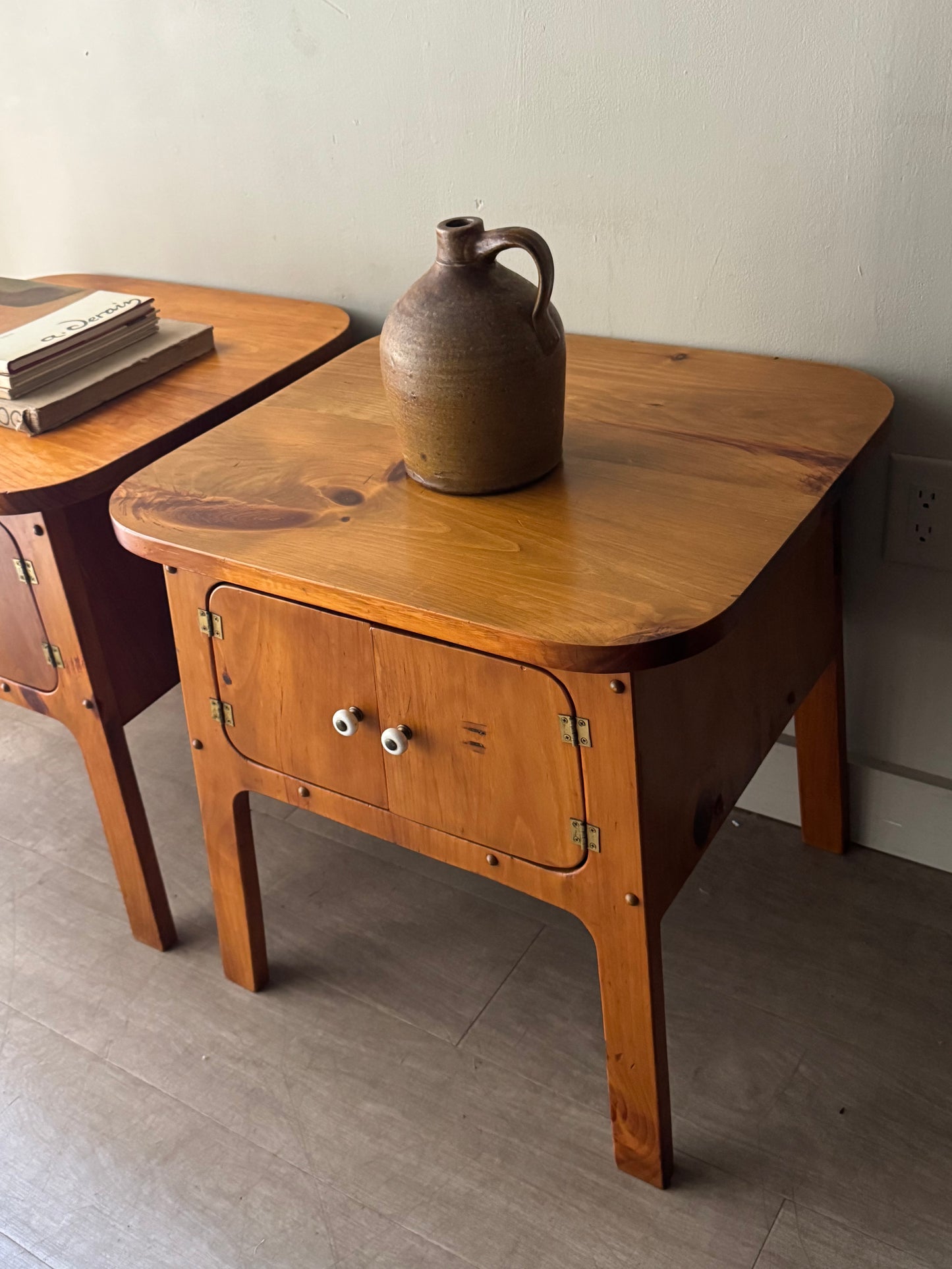 Pine nightstands. Sold individually