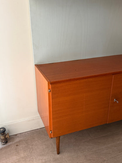 Mojmir Pozar for UP Zavody mahogany cabinet unit