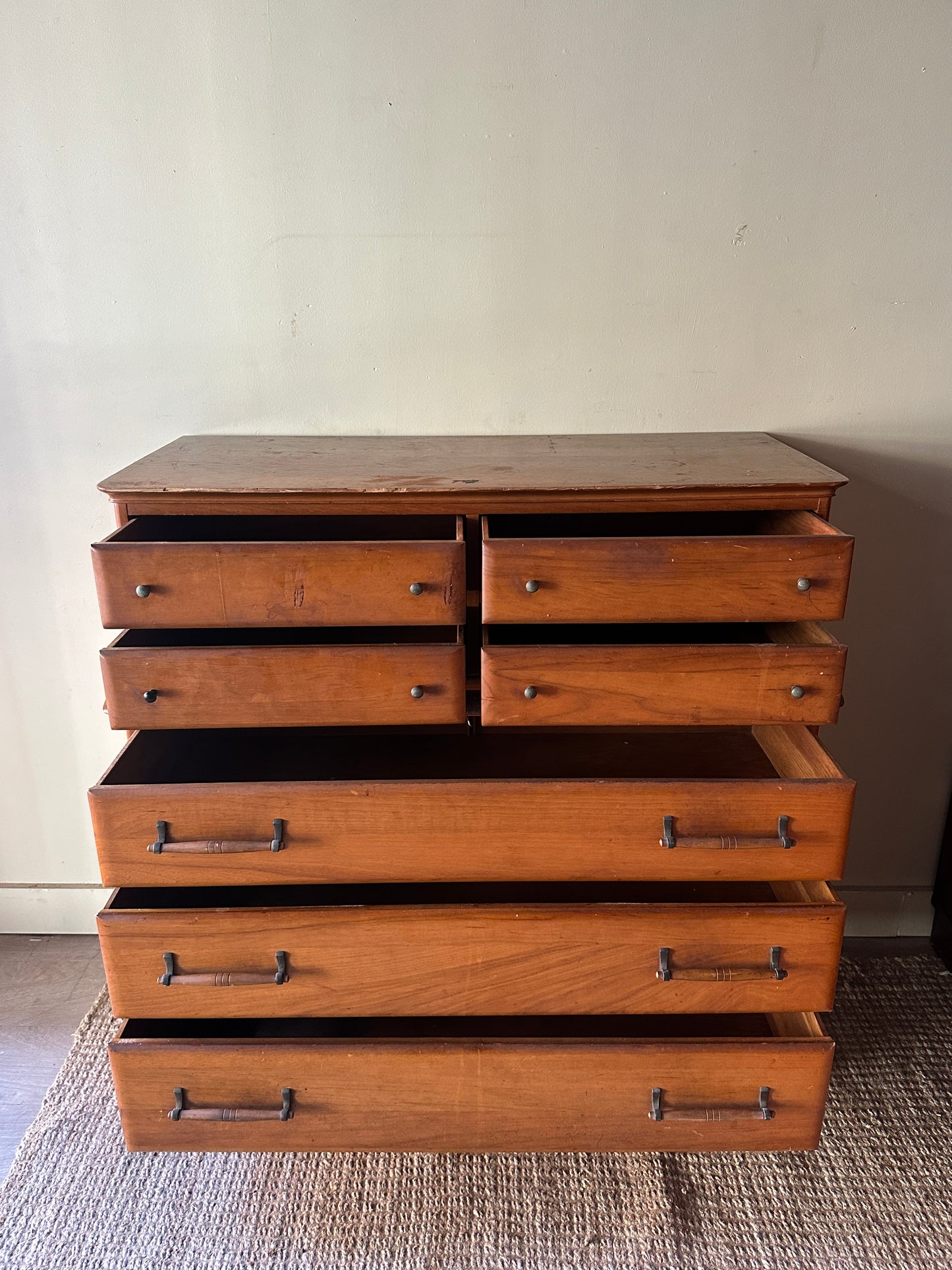 Walnut tallboy