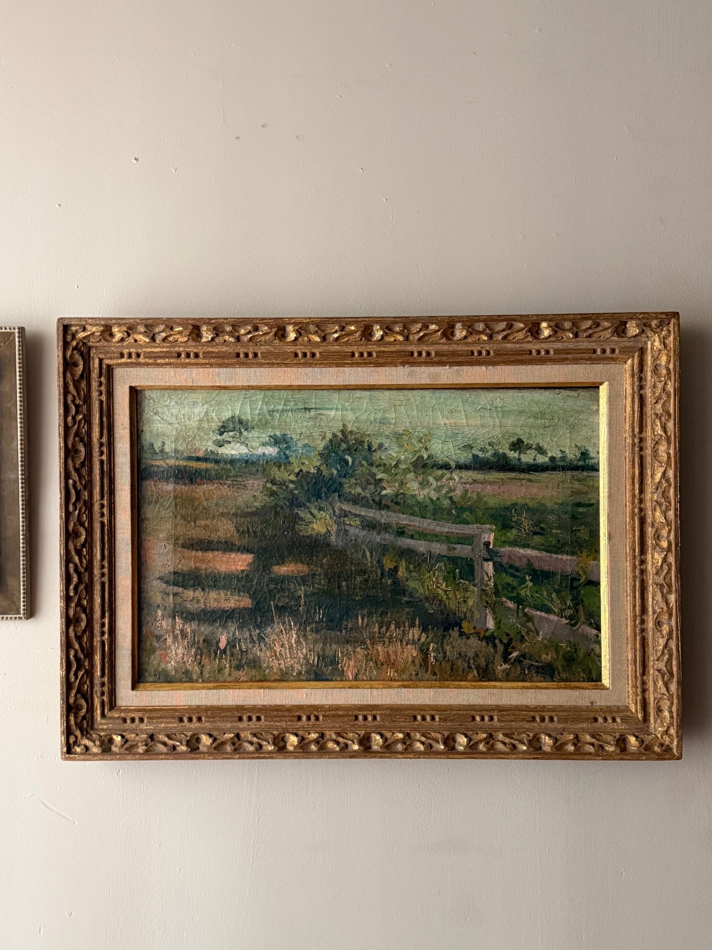 American Impressionist landscape. Unsigned.