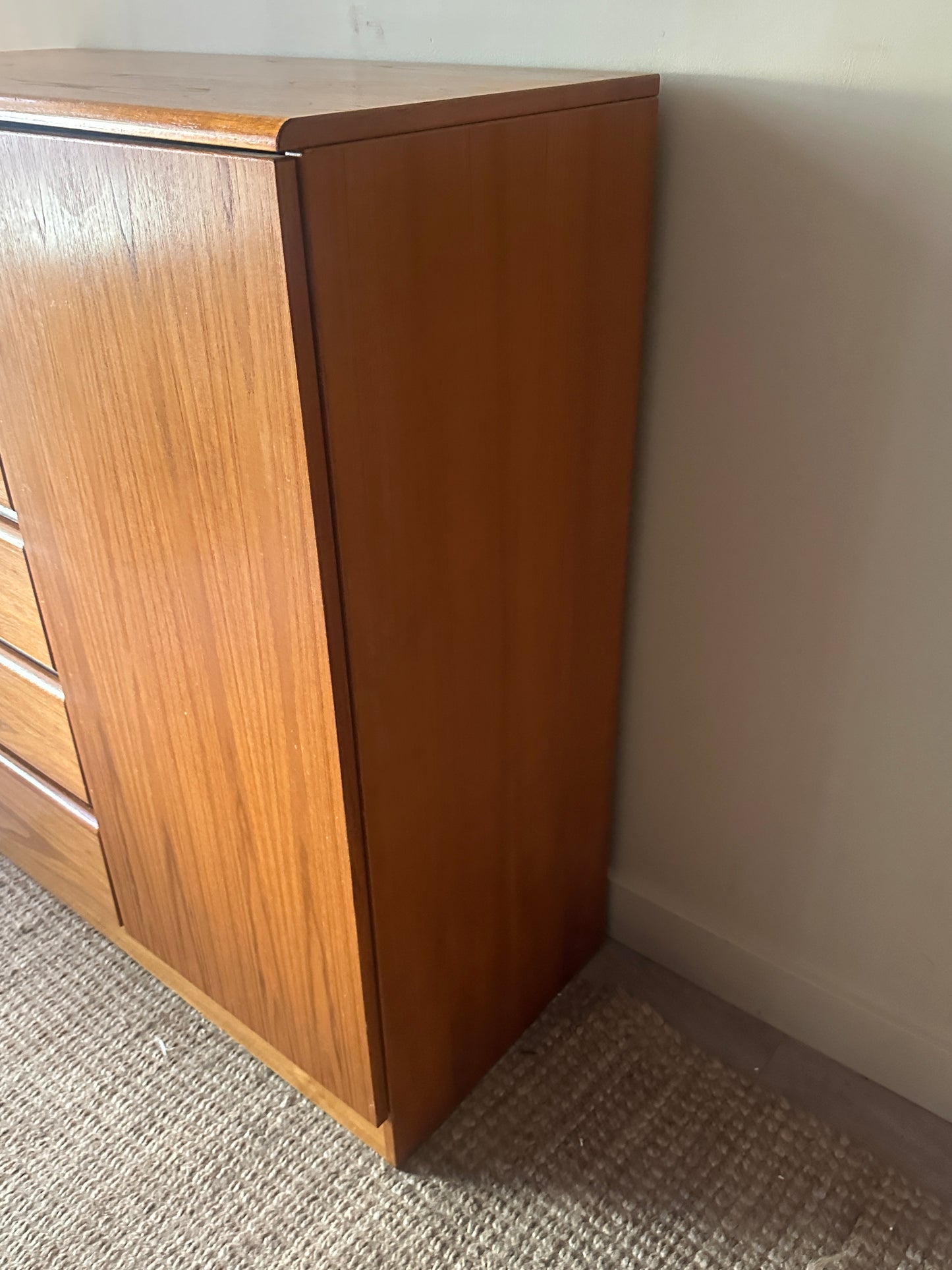 Danish teak side by side