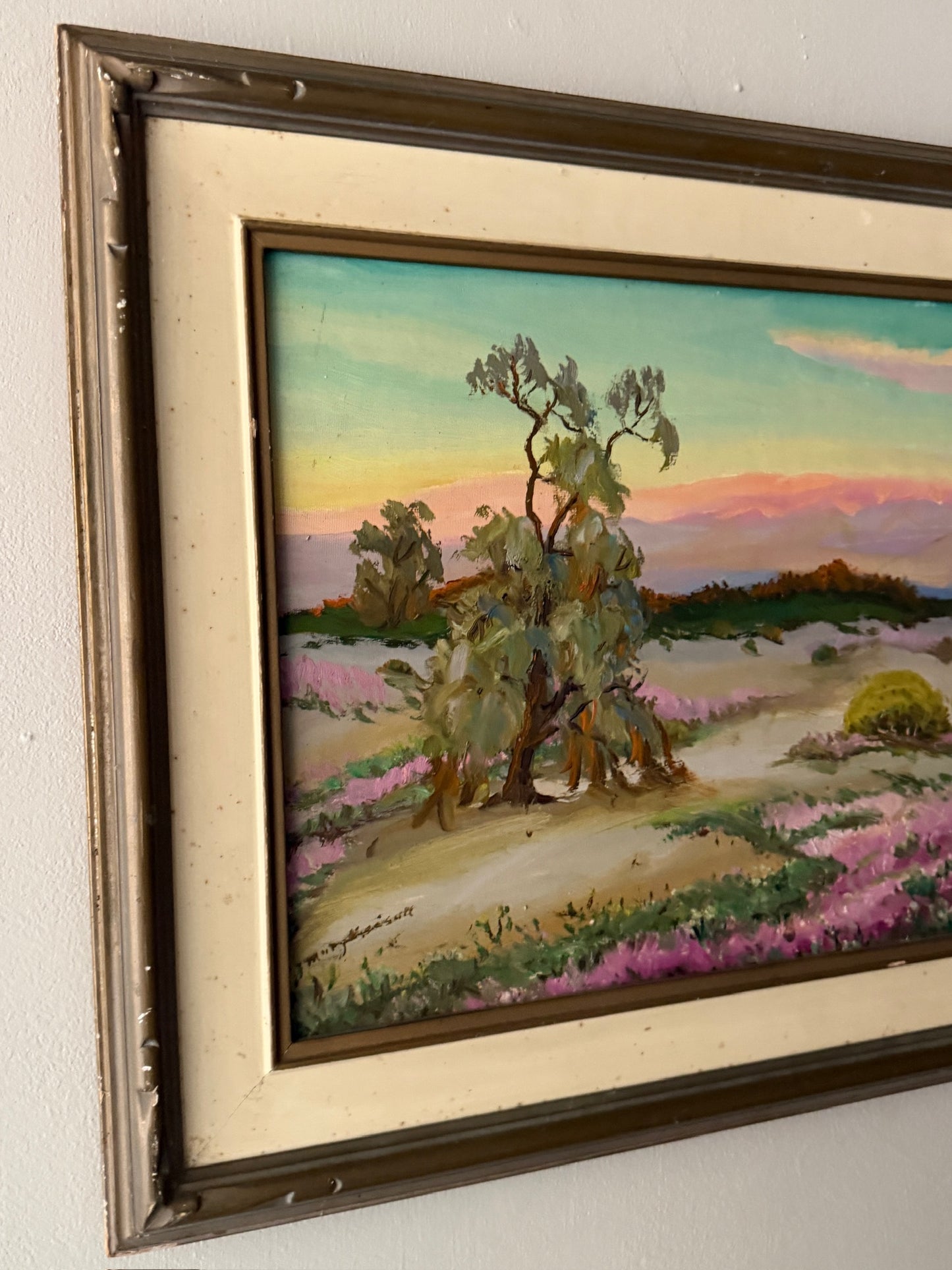 American Western landscape. Unsigned.
