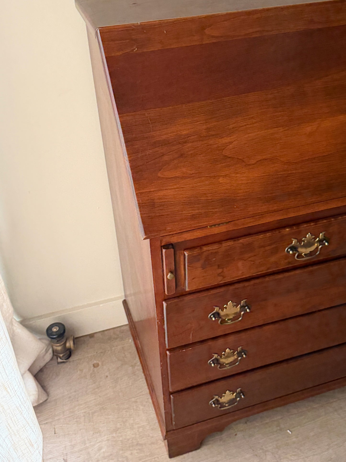 Cherry secretary dresser