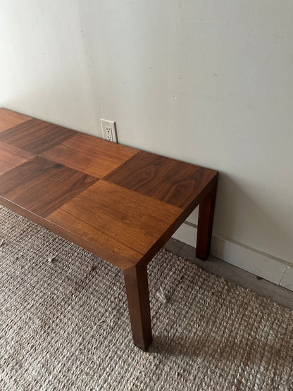 Walnut coffee table
