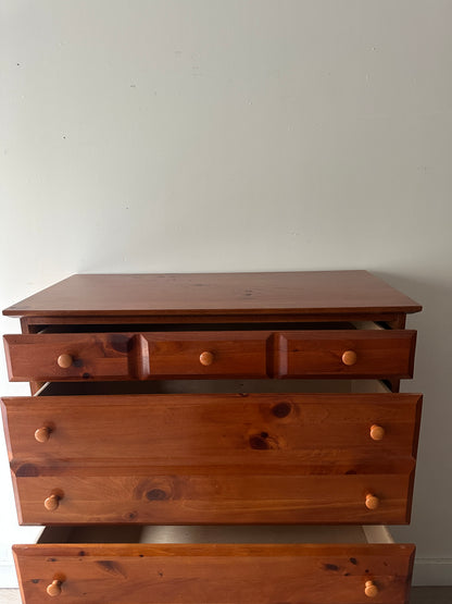 Pine dresser left