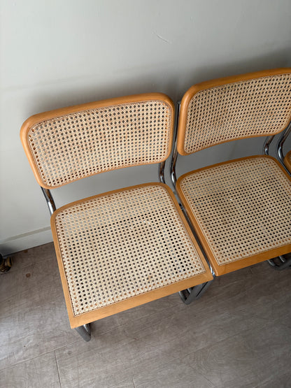 Cesca dining chairs. Sold individually.