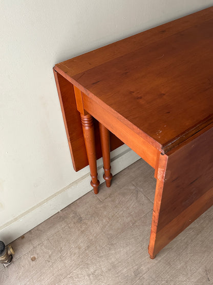 Cherry drop leaf dining table