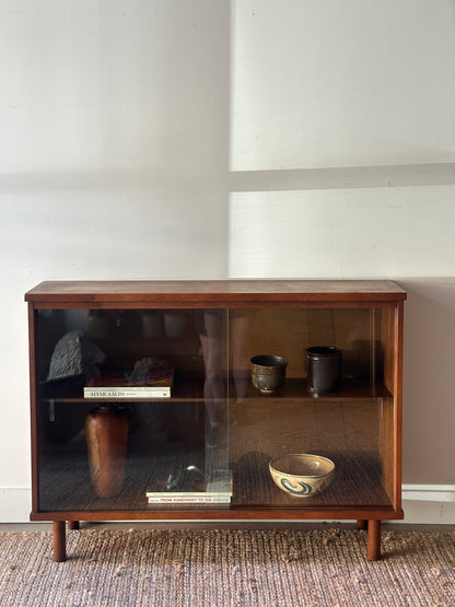 Walnut display case