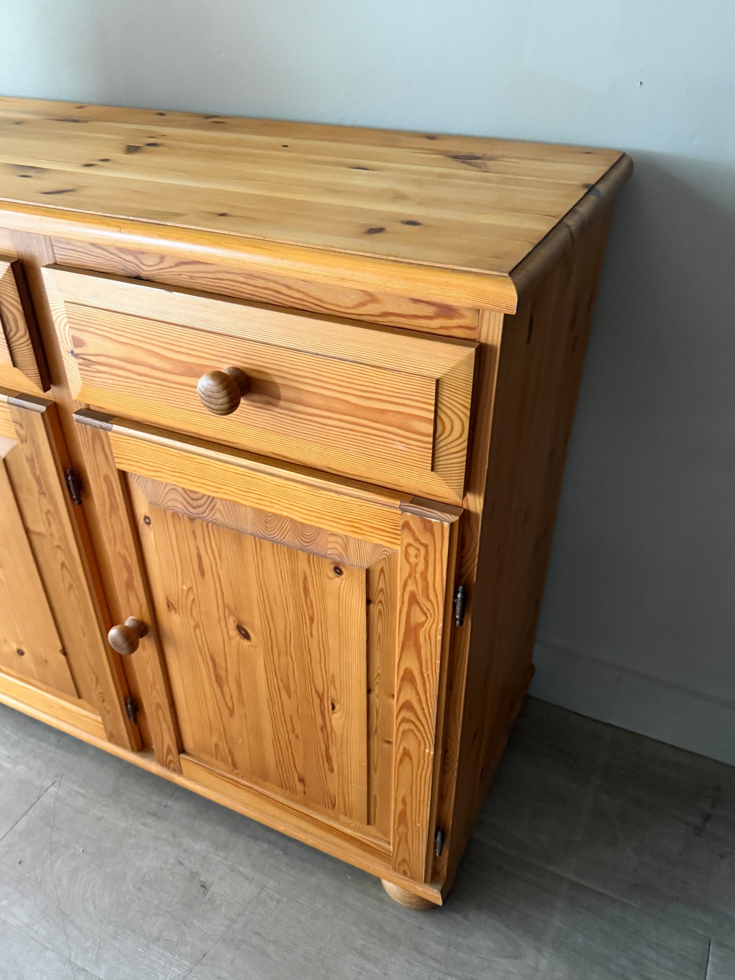 Scandinavian pine sideboard