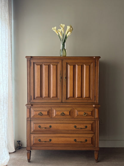 Walnut tallboy