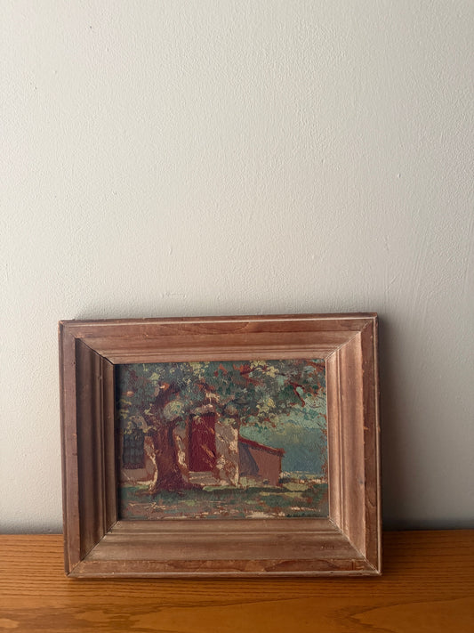 Landscape by William Alfred Hofstetter. Signed.