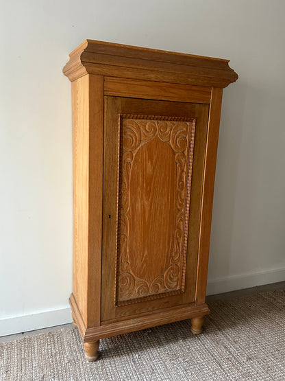 White oak armoire