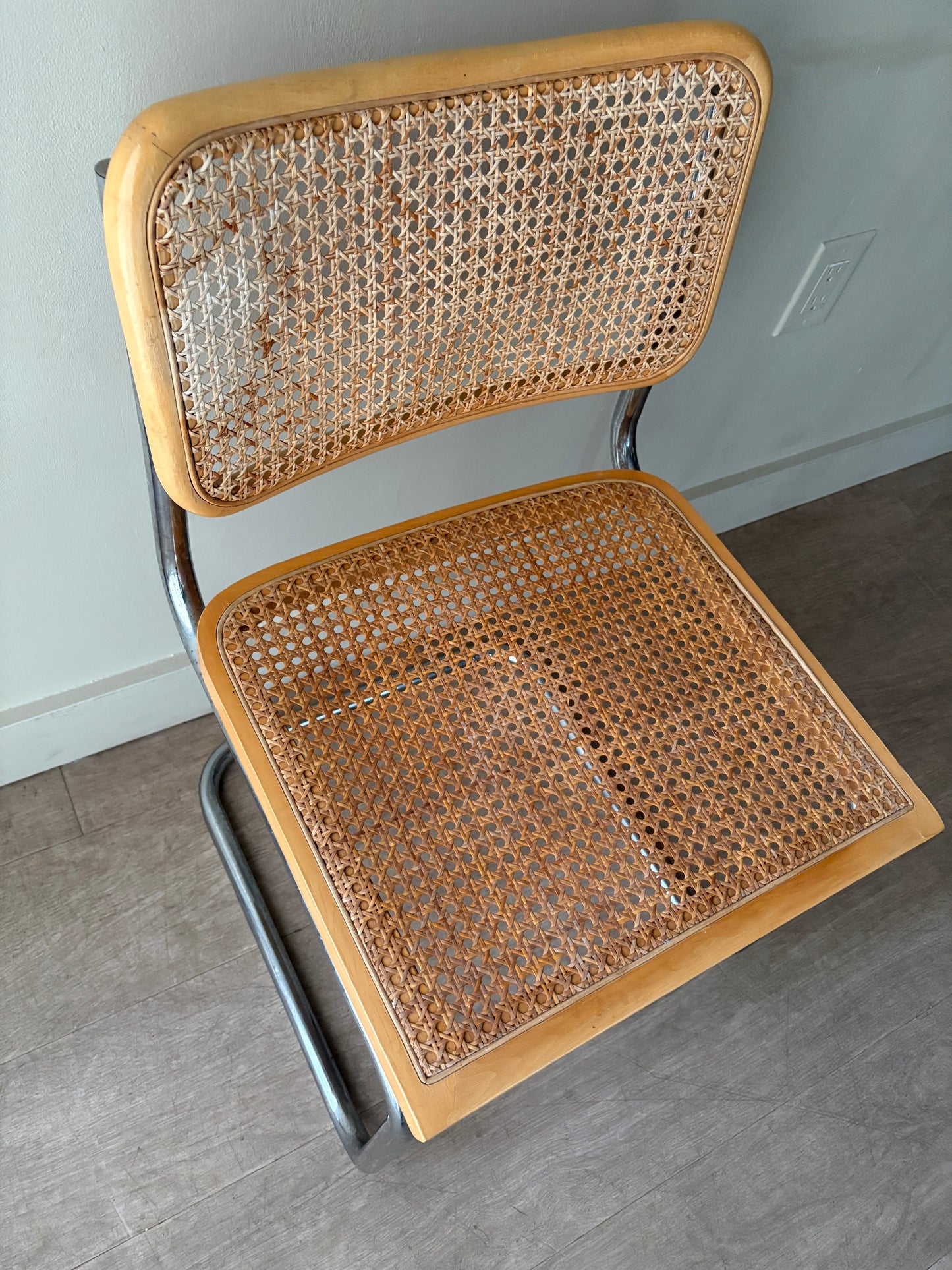 Cesca dining chair (stains)