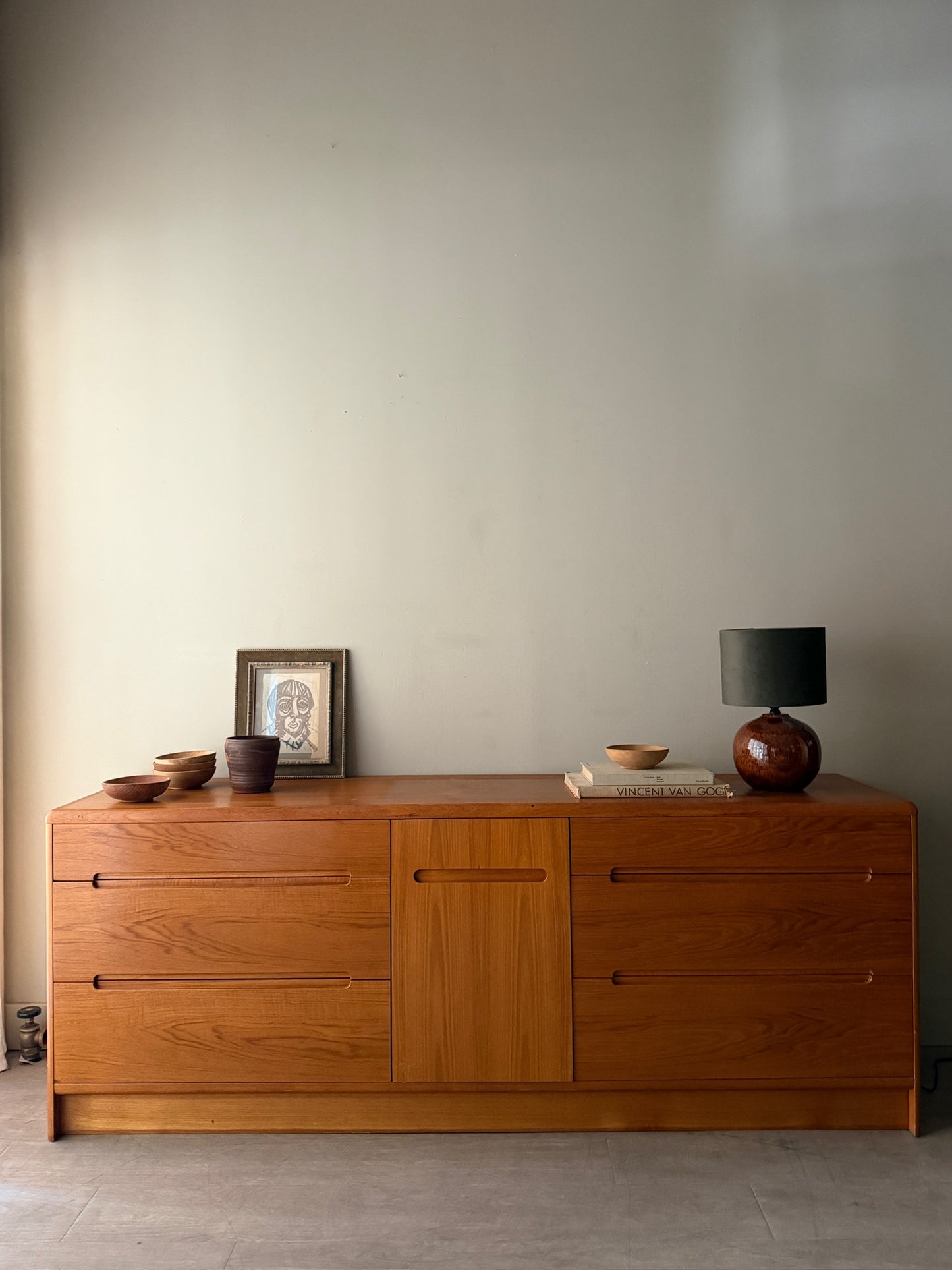 Danish teak credenza