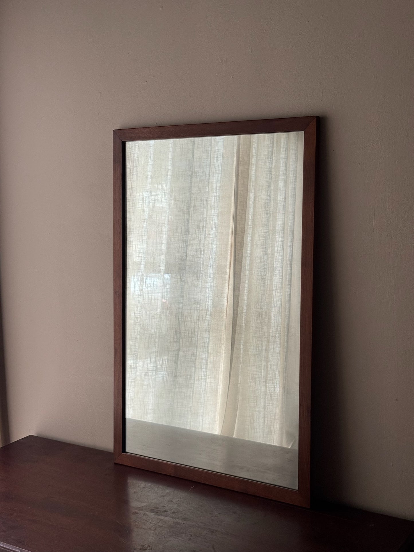 Walnut mirror