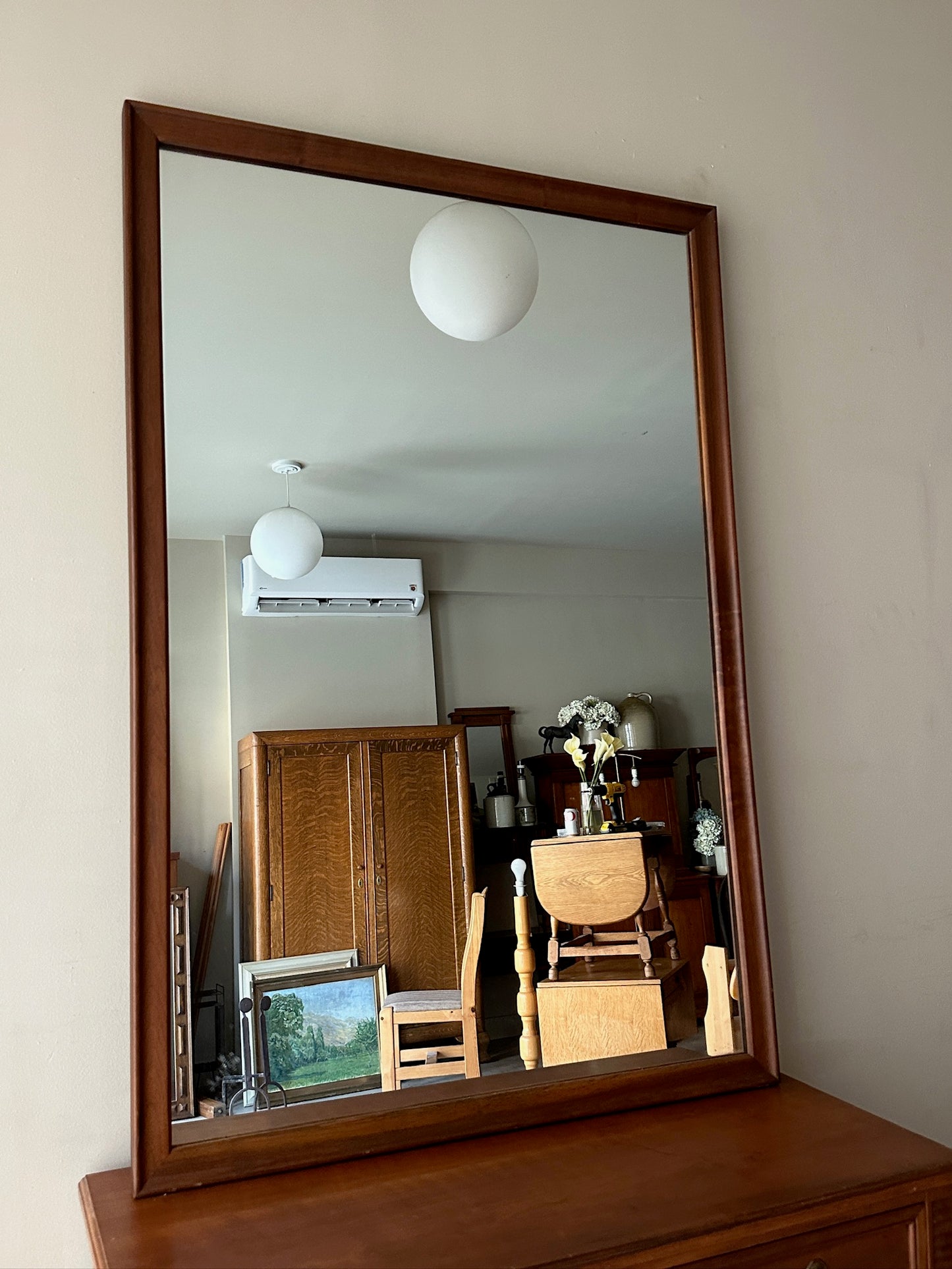 Walnut mirror