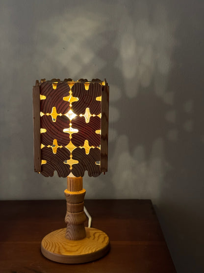 Swedish pine table lamp