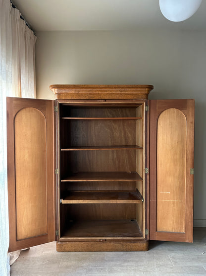 Walnut Burl Armoire