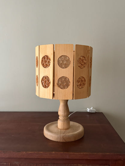 Swedish pine table lamp